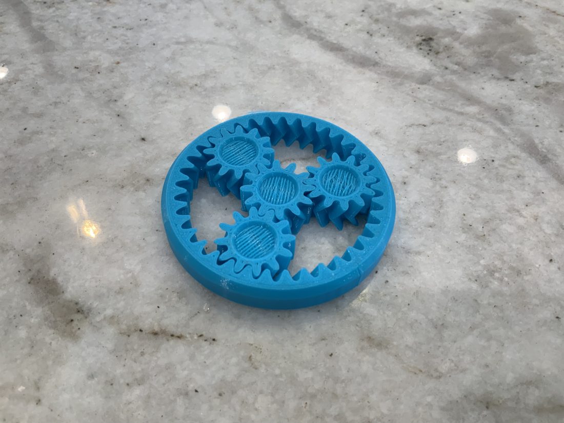 3D printed fidget spinner